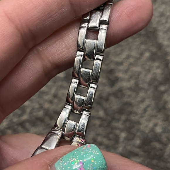 Fossil Silver Watch with Green Dial - Picture 5 of 7